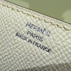 Hermes Constance Elan 24 Bag Handmade In Epsom Calfskin Leather Silver Hardware i8 Jaune Milton - Image 13