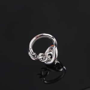 Hermes Croisette Ring Sterling Silver H104586B 00054 - Image 4