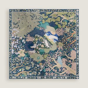 Hermes Dans les Bras de Selene Scarf 90 100% Silk H004284S 07
