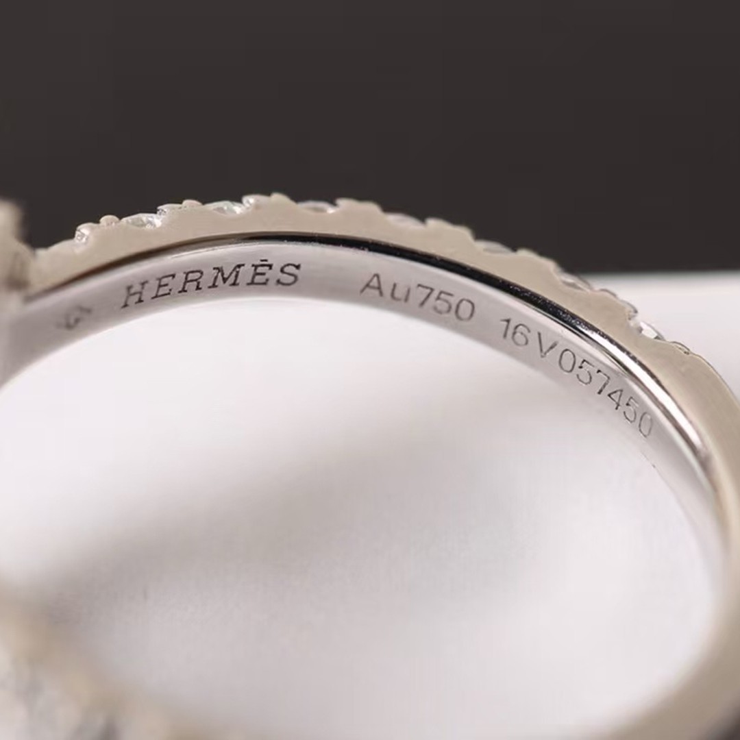 Hermes Echappee Hermès Ring White Gold H219696B 00051 - Image 3