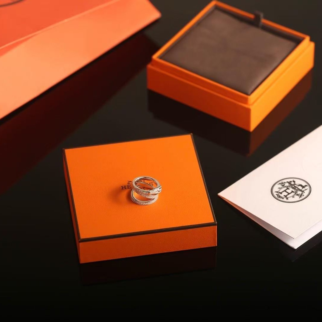 Hermes Etriviere Ring White Gold H124606B 00049 - Image 9