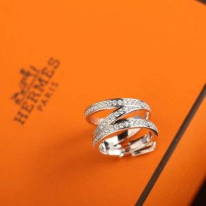 Hermes Etriviere Ring White Gold H124606B 00049 - Image 8