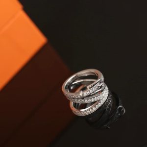Hermes Etriviere Ring White Gold H124606B 00049 - Image 7
