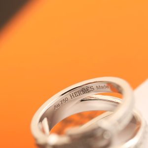 Hermes Etriviere Ring White Gold H124606B 00049 - Image 5