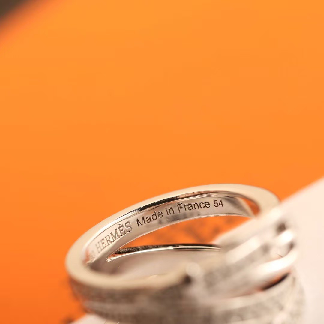 Hermes Etriviere Ring White Gold H124606B 00049 - Image 4