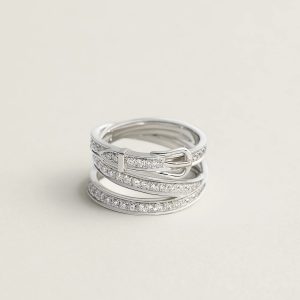 Hermes Etriviere Ring White Gold H124606B 00049