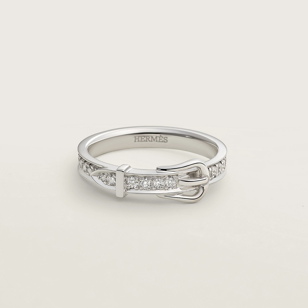 Hermes Etriviere Ring White Gold H124608B 00046