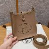Hermes Evelyne 16 CM Bag Handmade In Epsom Calfskin Leather Gold Hardware 0M Chai