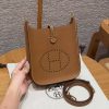 Hermes Evelyne 16 CM Bag Handmade In Epsom Calfskin Leather Gold Hardware 37 Gold