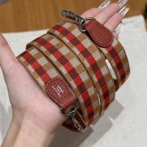 Hermes Evelyne 16 CM Bag Handmade In Taurillon Clemence Leather Silver Hardware 6C Cuivre - Image 3