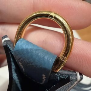 Hermes Evelyne 16 CM Bag Handmade In Epsom Calfskin Leather Gold Hardware 75 Blue Jean - Image 5