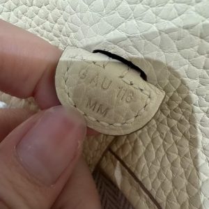 Hermes Evelyne 16 CM Bag Handmade In Taurillon Clemence Leather Silver Hardware I8 Jaune Milton - Image 13
