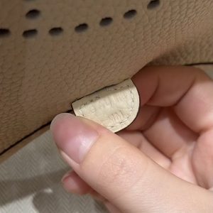 Hermes Evelyne 16 CM Bag Handmade In Taurillon Clemence Leather Gold Hardware l2 Nata - Image 12