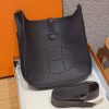 Hermes Evelyne 29 CM Bag Handmade In Taurillon Clemence Leather Gold Hardware 46 Ebene