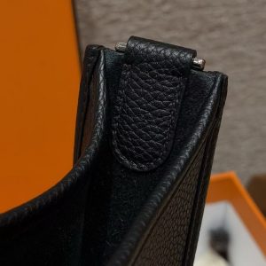 Hermes Evelyne 29 CM Bag Handmade In Taurillon Clemence Leather Silver Hardware 89 Nior - Image 10