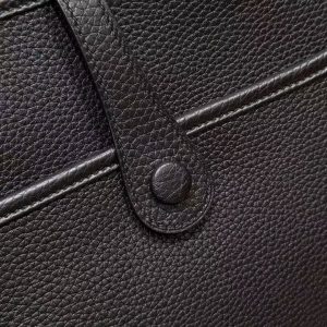 Hermes Evelyne 29 CM Bag Handmade In Taurillon Clemence Leather Silver Hardware 89 Nior - Image 8
