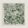Hermes Flamingo Party Tattoo Double Face Scarf 90 100% H902898S 01