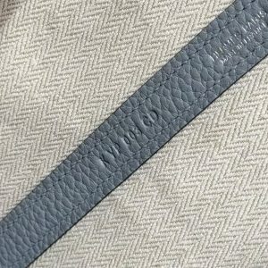 Hermes Garden Party 30 Bag Handmade In Negonda Calfskin Leather Silver Hardware P0 Girs Pantin - Image 5