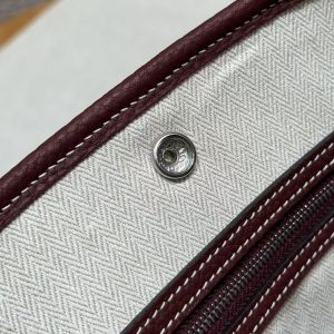 Hermes Garden Party 36 Bag Handmade In Vache Country Calfskin Leather Silver Hardware 55 Rouge H - Image 4