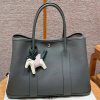 Hermes Garden Party 36 Bag Handmade In Vache Country Calfskin Leather Silver Hardware 63 Vert Amanda