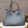 Hermes Garden Party 36 Bag Handmade In Vache Country Calfskin Leather Silver Hardware P0 Girs Pantin