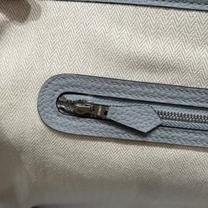 Hermes Garden Party 36 Bag Handmade In Vache Country Calfskin Leather Silver Hardware P0 Girs Pantin - Image 3