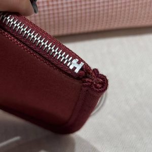 Hermes Herbag Zip 31 Bag Retourne Farbe écru Brique Mauve Pale Rouge Sellier Handmade In Canvas and Hunter Cowhide Silver Hardware - Image 4