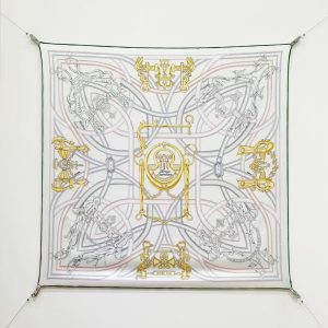 Alternative view of Hermes Harnais Legendaire Scarf 90 100% Silk H004299S 05