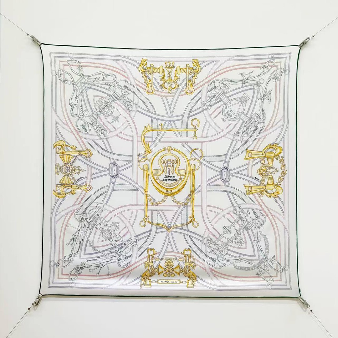 Hermes Harnais Legendaire Scarf 90 100% Silk H004299S 05 - Image 2