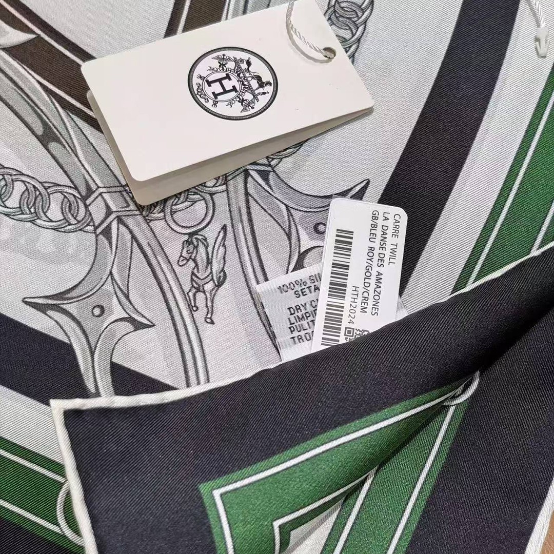 Hermes Harnais Legendaire Scarf 90 100% Silk H004299S 05 - Image 4