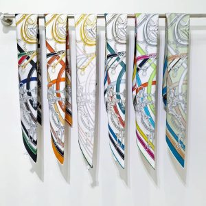Hermes Harnais Legendaire Scarf 90 100% Silk H004299S 05 - Image 3