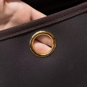 Hermes Herbag Zip 31 Bag Retourne 46 Ebene Handmade In Canvas and Hunter Cowhide Gold Hardware - Image 12
