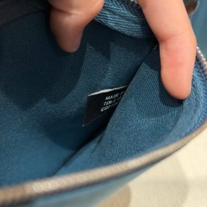 Hermes Herbag Zip 31 Bag Retourne New Blue Jean Noir Handmade In Canvas and Hunter Cowhide Silver Hardware - Image 5