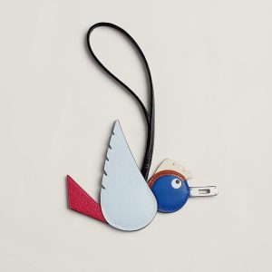 Hermès Birdy Charm Bleu Brume - Rose Mexico -Bleu Royal - Cuivre - Nata - Noir H083885CKAE