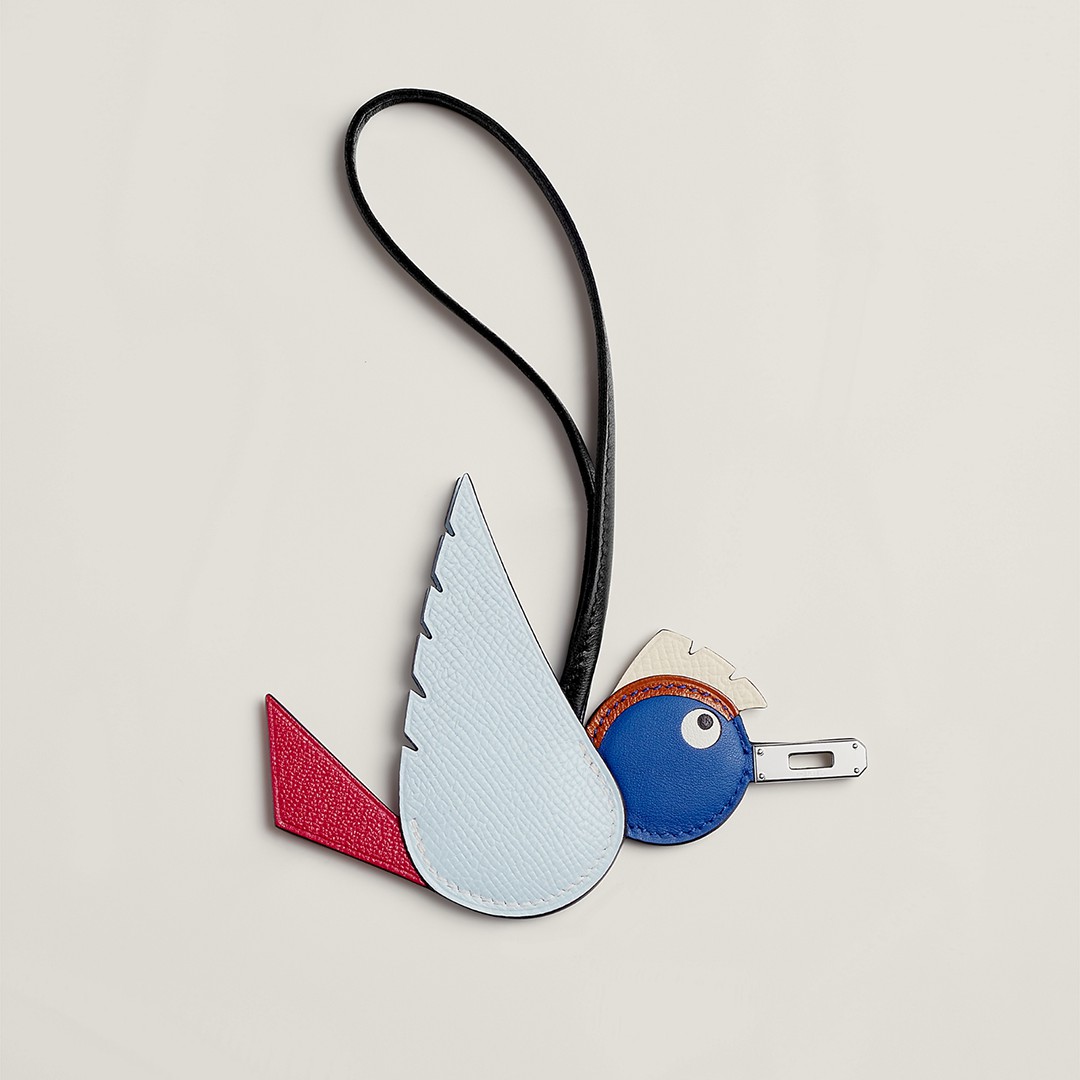Hermès Birdy Charm Bleu Brume - Rose Mexico -Bleu Royal - Cuivre - Nata - Noir H083885CKAE