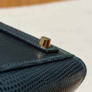 Hermes Birkin 20 Bag Handmade In Lizard Leather Gold Hardware 60 Vert Cypres - Image 3
