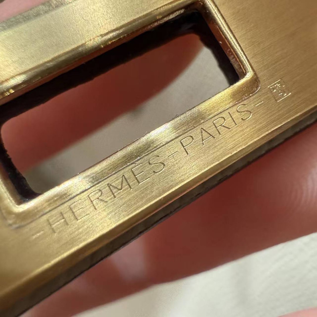 Hermès Birkin 25 Bag Handmade In Epsom Leather Gold Hardware 10 Craie S2 Trench - Image 16