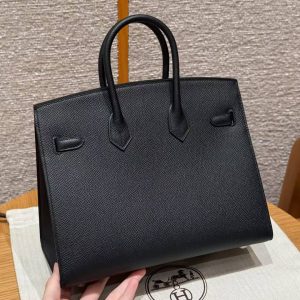Hermès Birkin 25 Bag Handmade In Epsom Leather Silver Hardware 89 Nior - Image 18