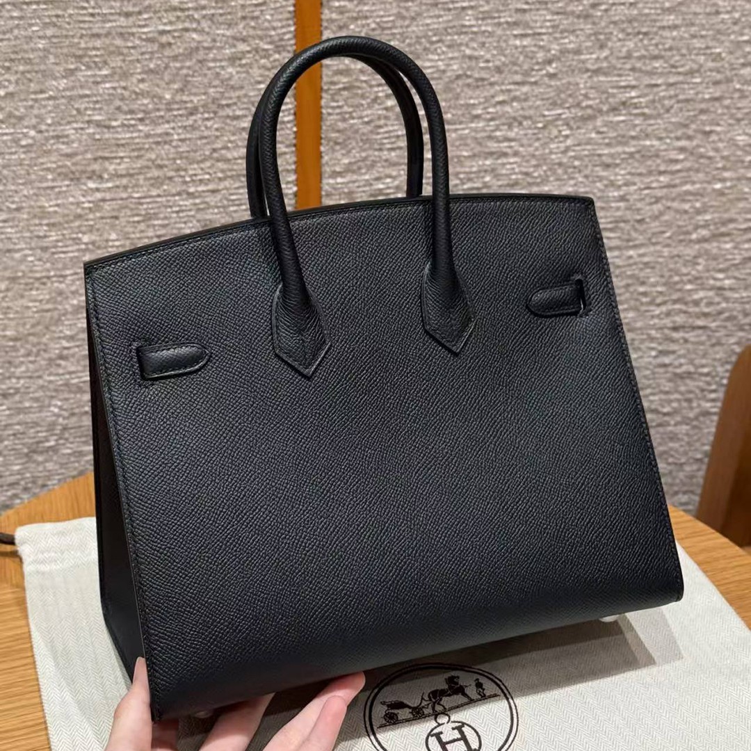 Hermès Birkin 25 Bag Handmade In Epsom Leather Silver Hardware 89 Nior - Image 18