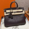Hermès Birkin 25 Bag Handmade In Lizard Leather From South Africa Silver Hardware 46 Ebene