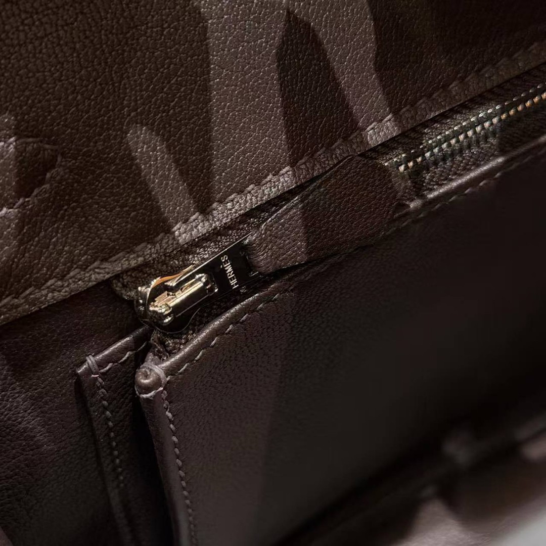 Hermès Birkin 25 Bag Handmade In Lizard Leather From South Africa Silver Hardware 46 Ebene - Image 15