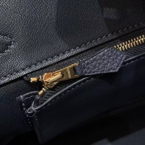 Hermes Birkin 25 Bag Handmade In Togo Calfskin Leather Gold Hardware 3Y Caban - Image 23