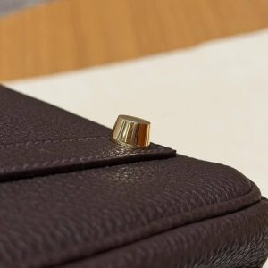 Hermès Birkin 25 Bag Handmade In Togo Calfskin Leather Gold Hardware 46 Ebene - Image 5