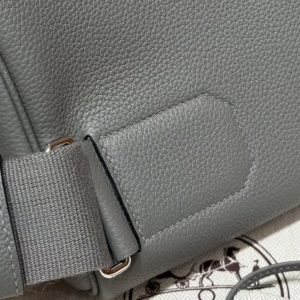 Hermès Hac a Dos PM Backpack Handmade In Togo Calfskin Leather Silver Hardware 0L Girs Meyer - Image 14