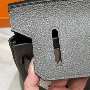 Hermès Hac a Dos PM Backpack Handmade In Togo Calfskin Leather Silver Hardware 0L Girs Meyer - Image 11