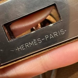Hermès Hac a Dos PM Backpack Handmade In Togo Calfskin Leather Silver Hardware 3G Alezan - Image 3