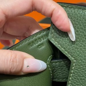 Hermès Hac a Dos PM Backpack Handmade In Togo Calfskin Leather Silver Hardware V6 Canope - Image 11