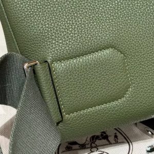 Hermès Hac a Dos PM Backpack Handmade In Togo Calfskin Leather Silver Hardware V6 Canope - Image 5