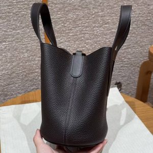Hermes In the Loop 18 Bag Handmade In Taurillon Clemence Leather Gold Hardware 46 Ebene - Image 2