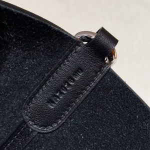 Hermes In the Loop 18 Bag Handmade In Taurillon Clemence Leather Silver Hardware 89 Noir - Image 11
